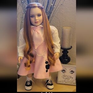 GORGEOUS 23" Albino Poseable Customized My Twinn Doll